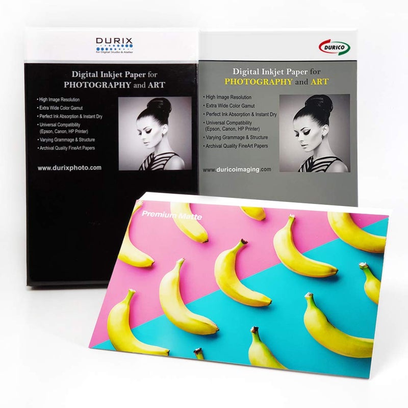 DURIX DURICO Premium Matte 230gsm Digital Inkjet Photo Paper (8.5-x-11/25sheets) - Image 1